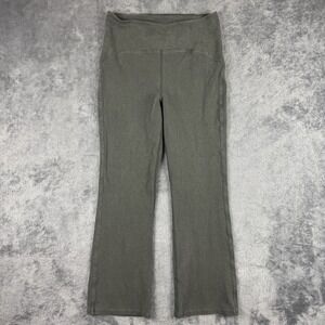 prAna Leggings Womens Medium Gray High Rise Yoga Outdoor Hiking Pants Stretch